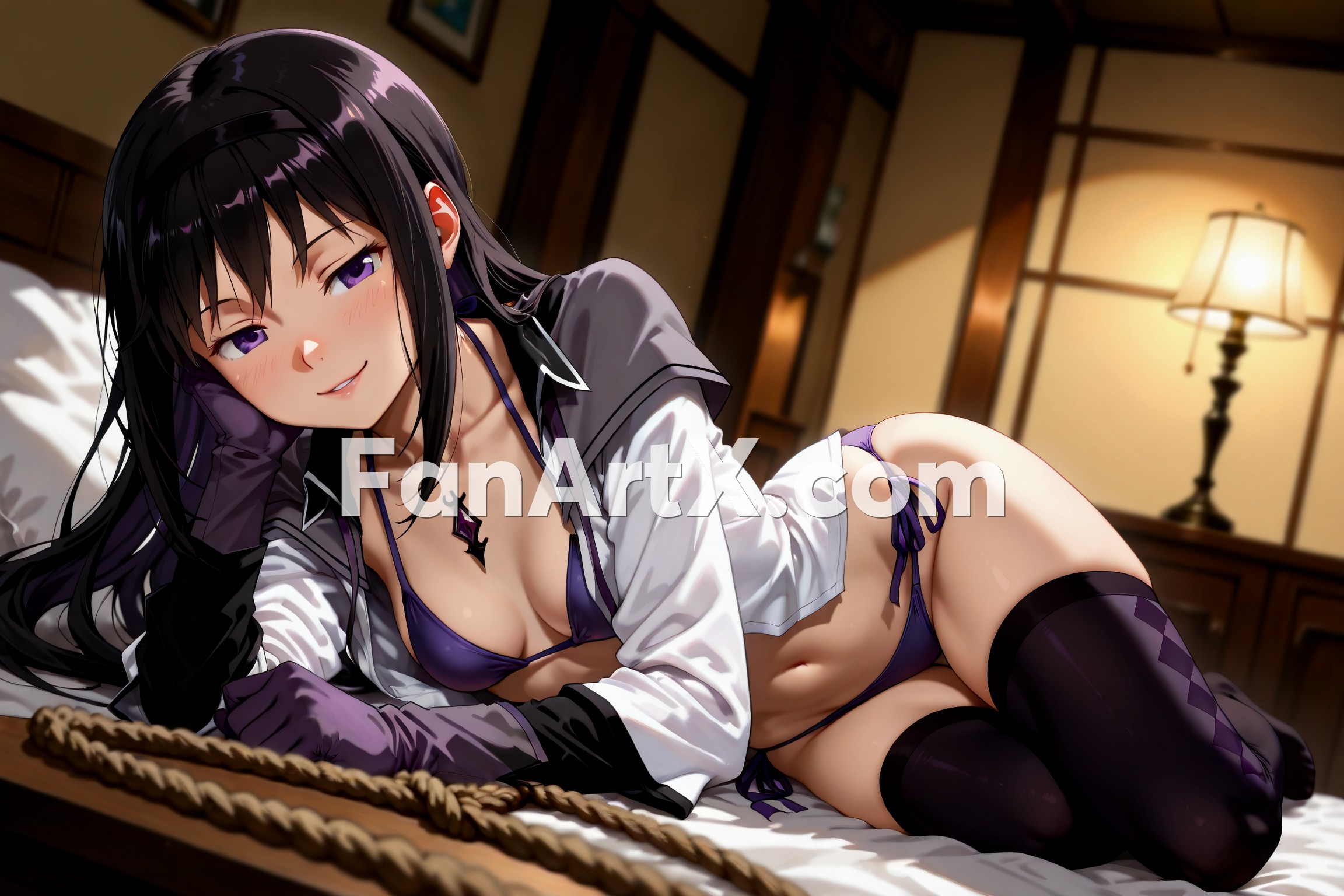 Akemi Homura Puella Magi Madoka Magica Fanart 3292475